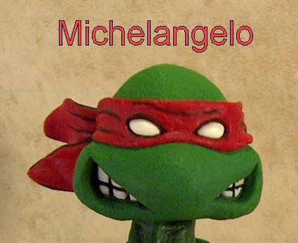 Michaelangelo close up