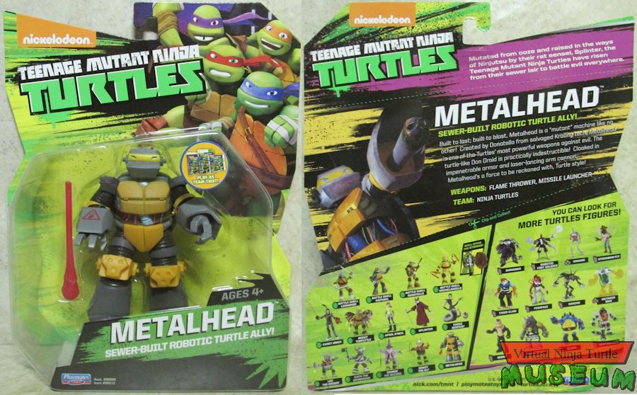 2015 card with Team TMNT sticker front and back