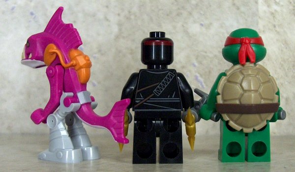 Fishface, Foot Ninja and Raph rear