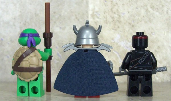 Don, Shredder and Foot Ninja back