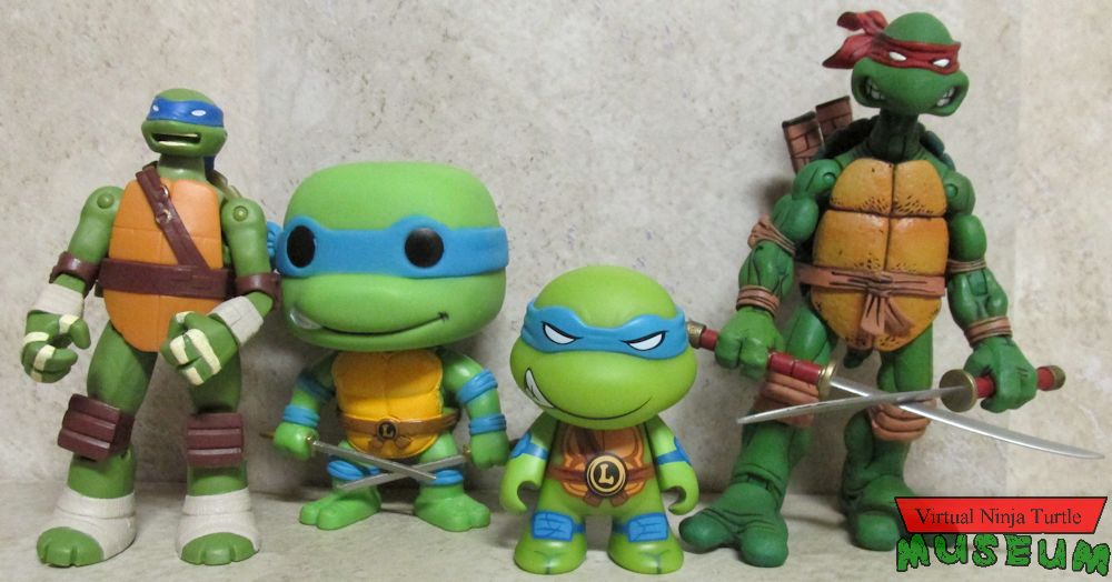 Battle Shell, Funko, Ooze Action and NECA Leonardos