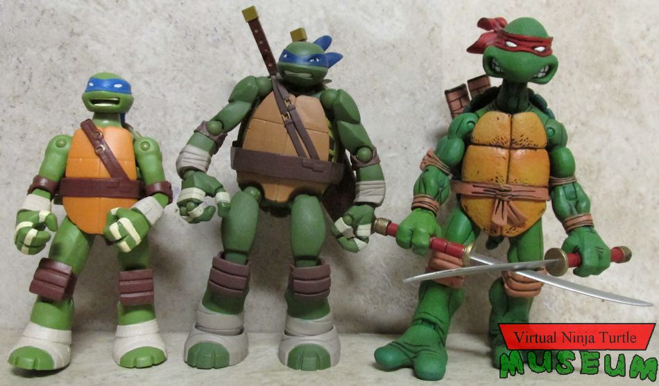 Battle Shell, Revoltech and NECA Leonardos