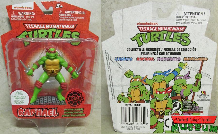 Raphael Figurine MOC front and back