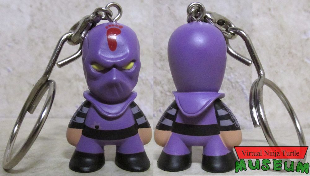 Foot Soldier keychain front and back