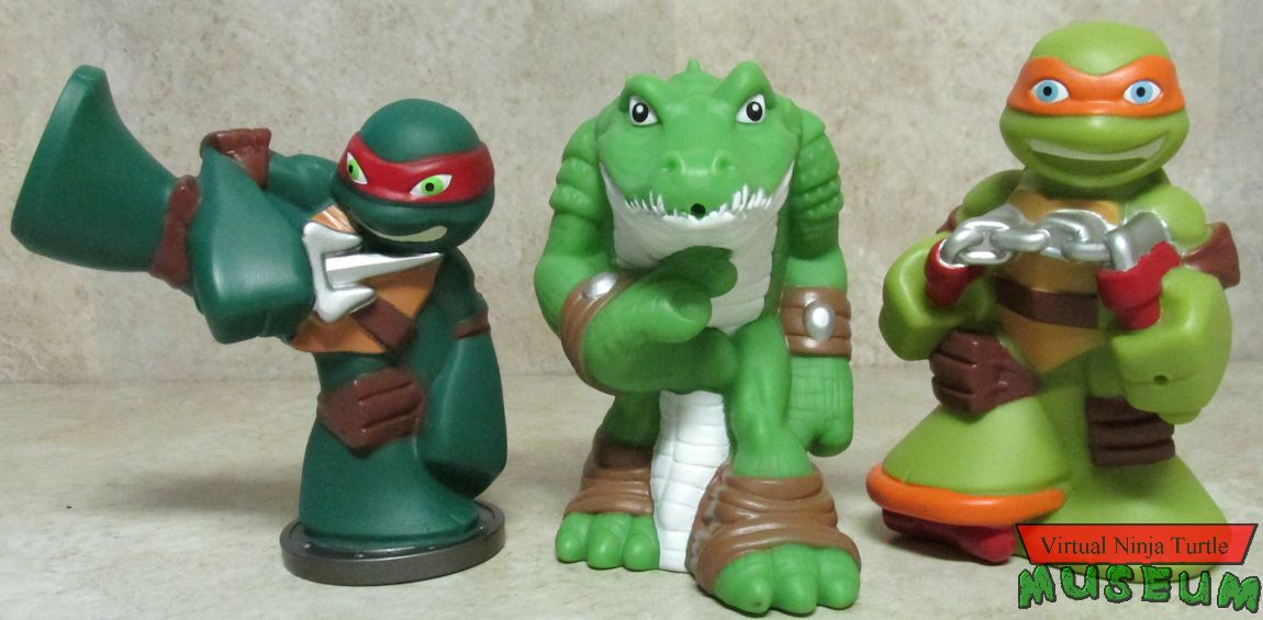 Raphael, Michelangelo & Leatherhead Bath Squirters