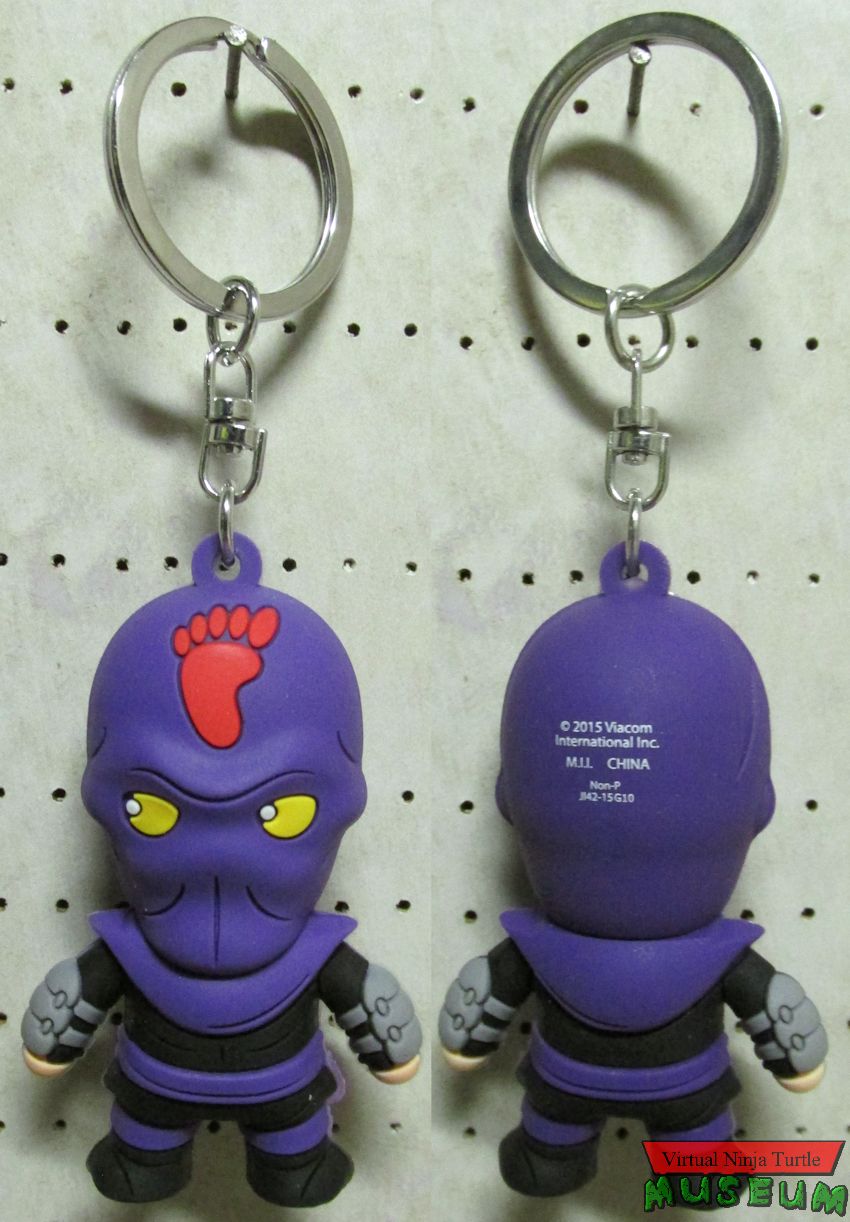 Monogram Foot Soldier Keyring front and back