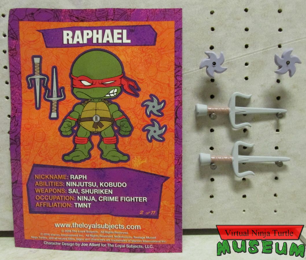 Raphael's accessories