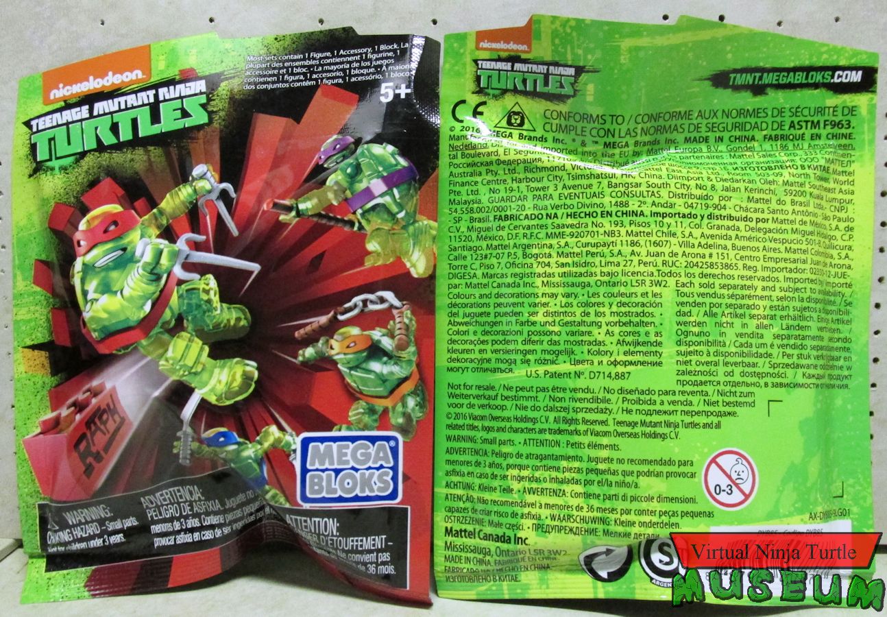 Mutagen Raphael bag, front and back