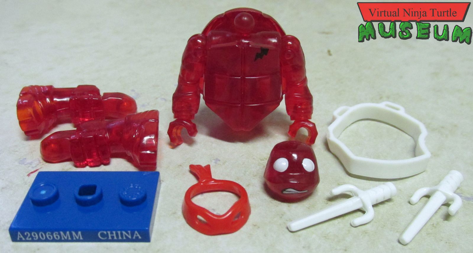 Translucent Raphael blind bag parts