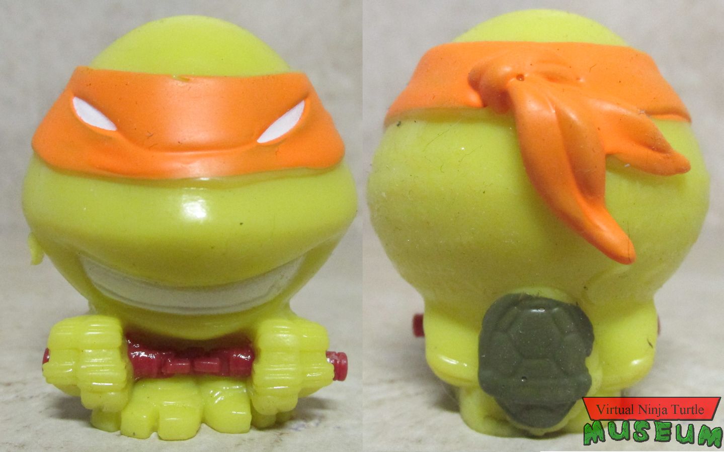 Mash 'EM three Michelangelo front and back