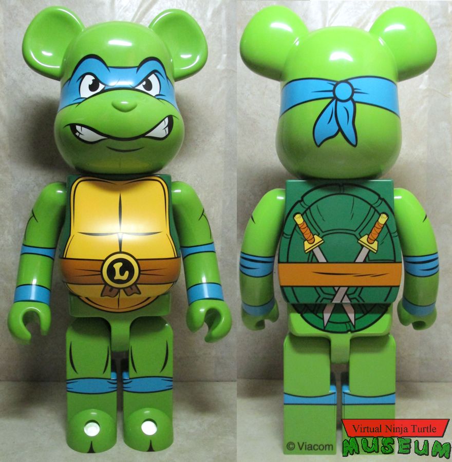 1000% Leonardo Be@rbrick front and back