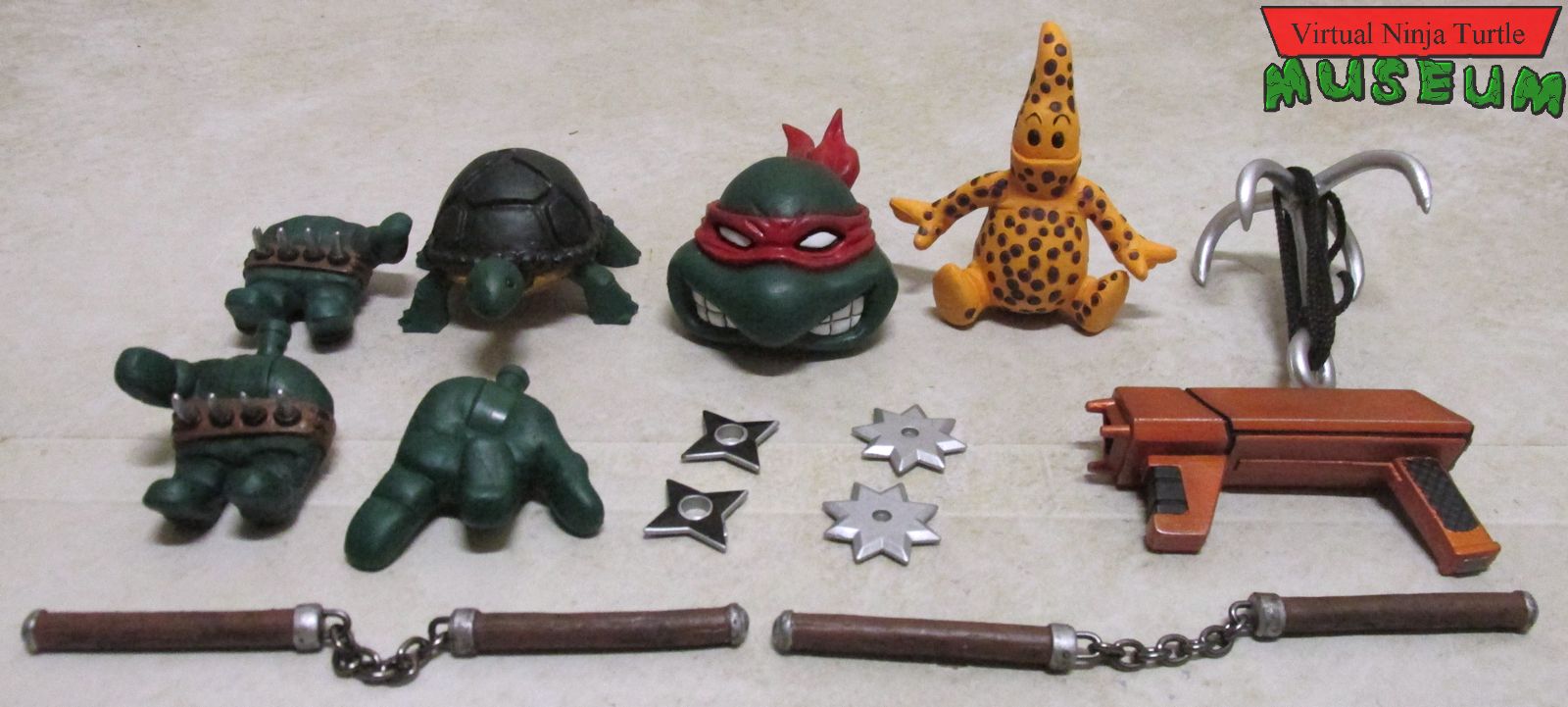 michelangelo toys around