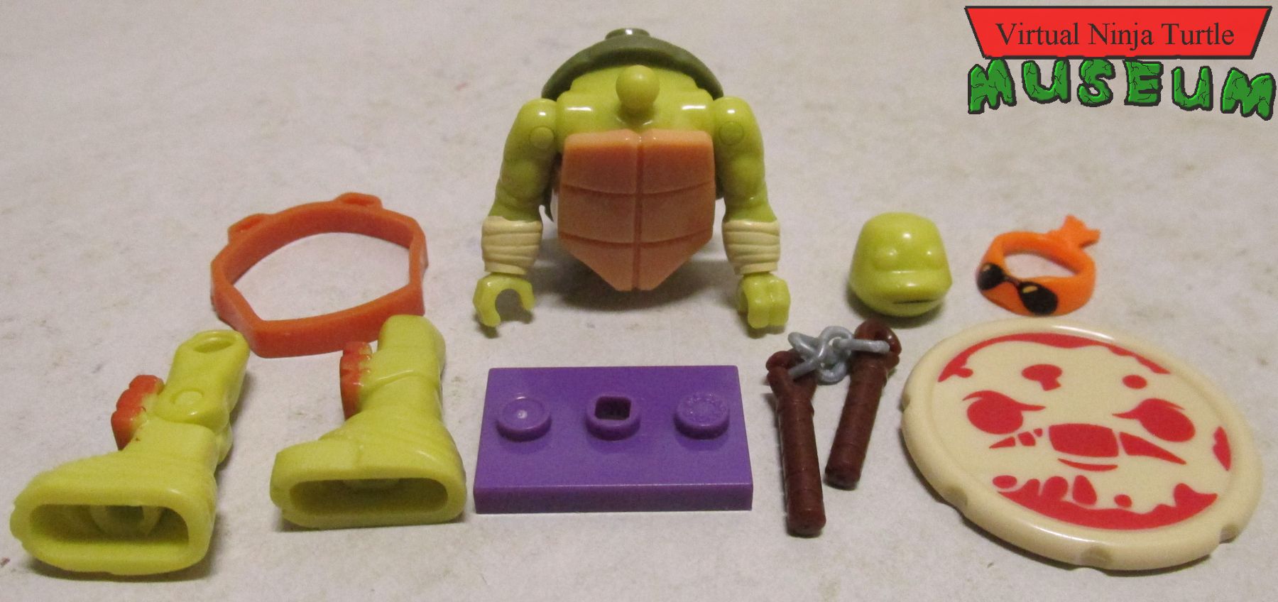 Mutant Pizza Michelangelo blind bag parts