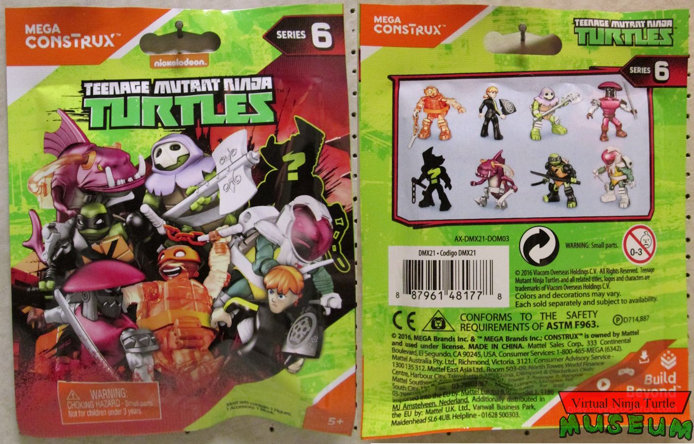 blind bag front and back