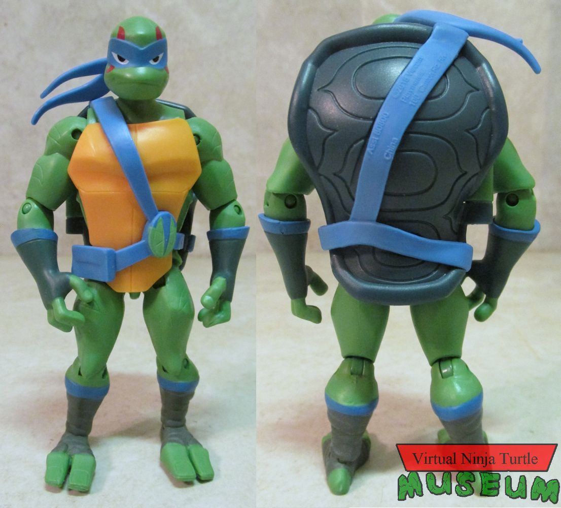 Battle Shell Leonardo front and back