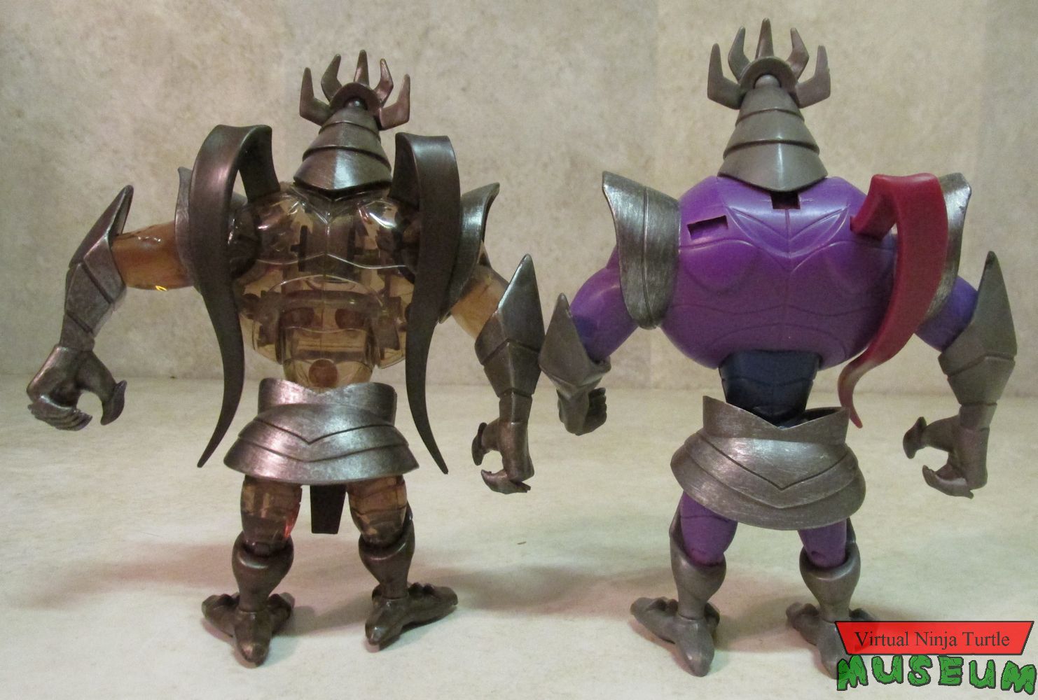 Shredder and SDCC Shredder rear view