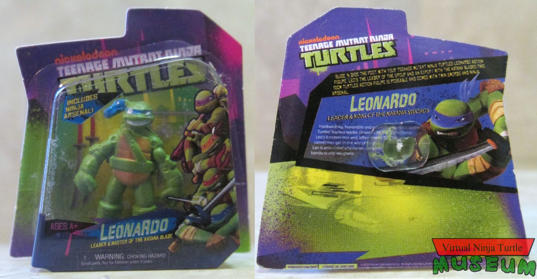 2012 Basic Assortment Leonardo front and back