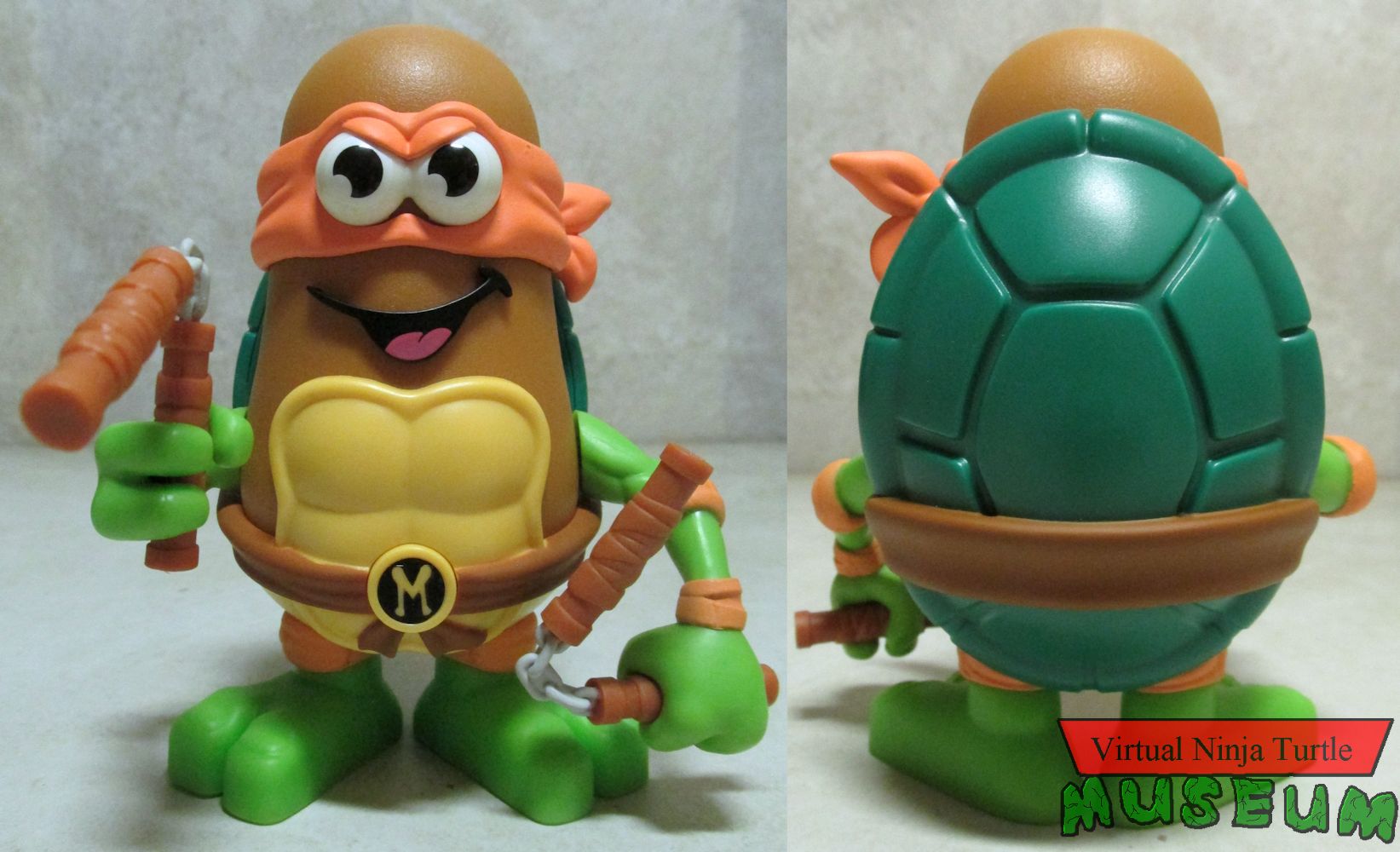 Pop Taters Michelangelo front and back