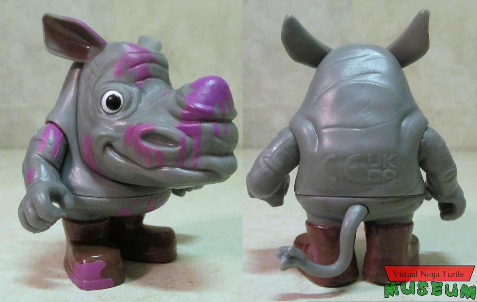 Mutant Tot Rocksteady front and back