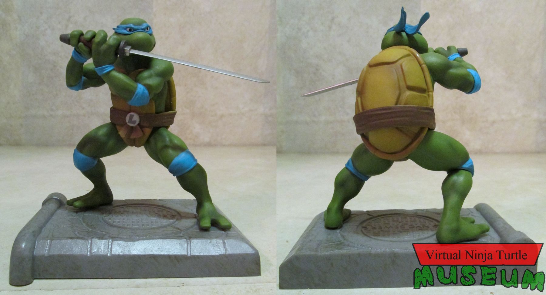 Leonardo front and back