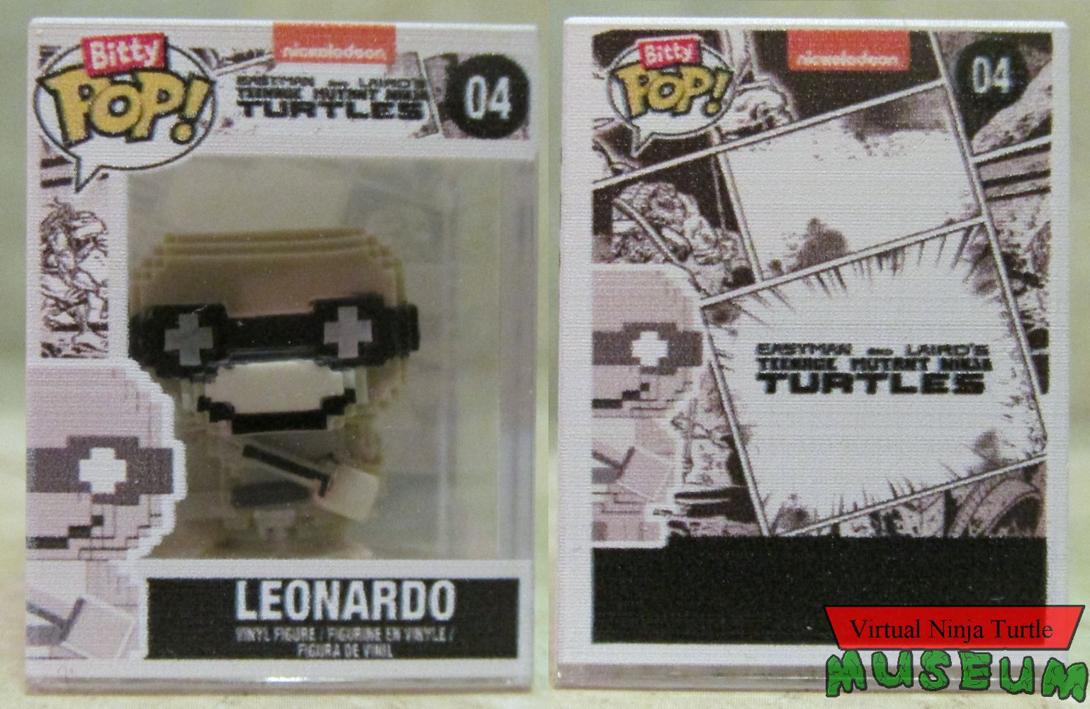 8Bit Leonardo in case front and back