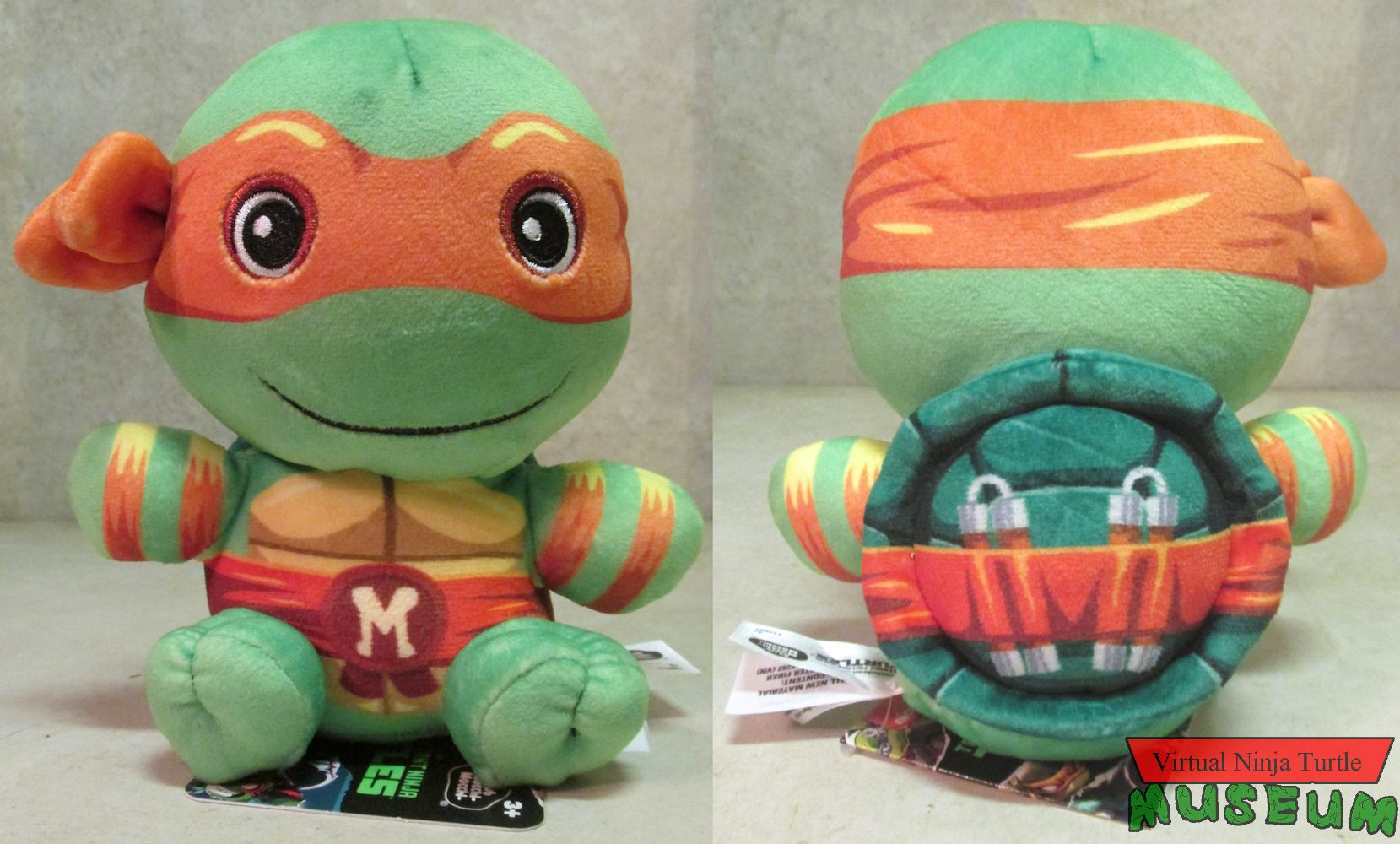 Michelangelo Plush Front and Back