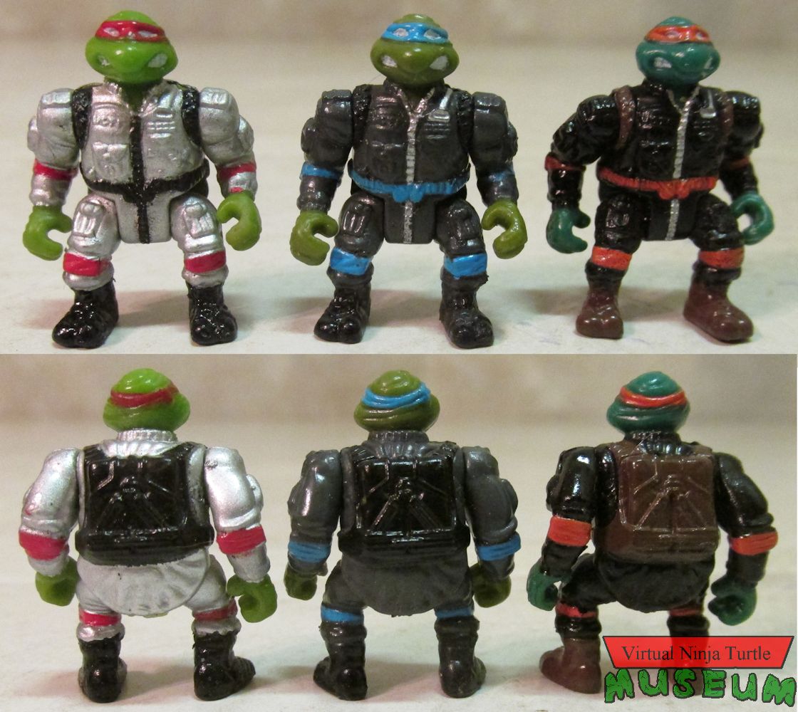 Mini-Mutant Cyber Leonardo, Michaelandgelo and Raphael