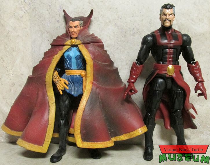 Toy Biz verses Hasbro Doctor Strange comparison