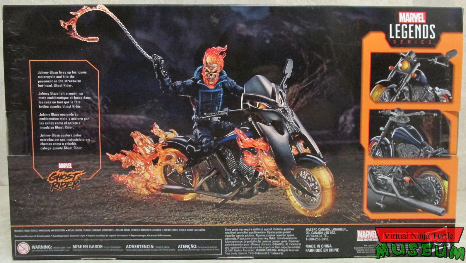 Ghost Rider box back