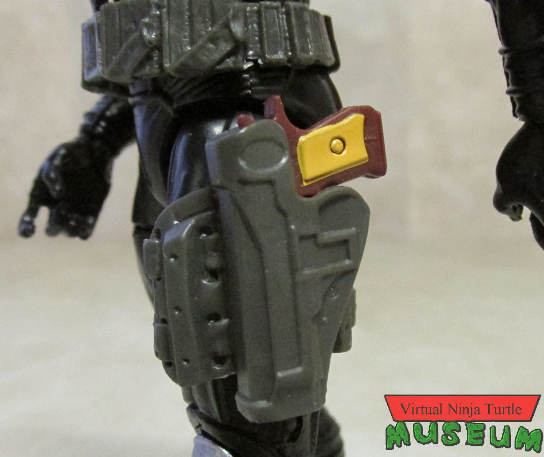 Demolition Man pistol holstered