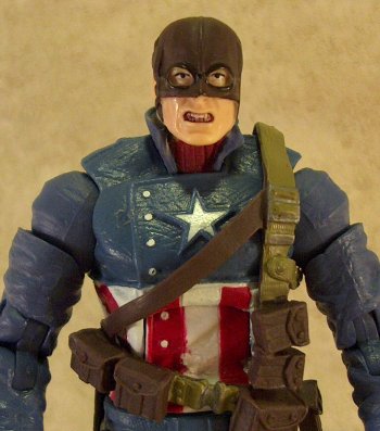 Captain america close up