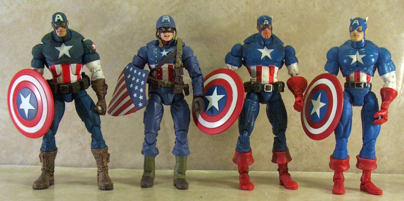 Captain America figures