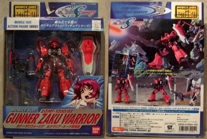 red Gunner Zaku Warrior MIB