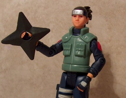 Iruka with shuriken