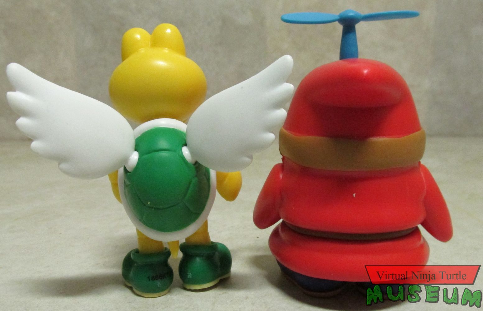 Koopa Troopa and Shy Guy rear