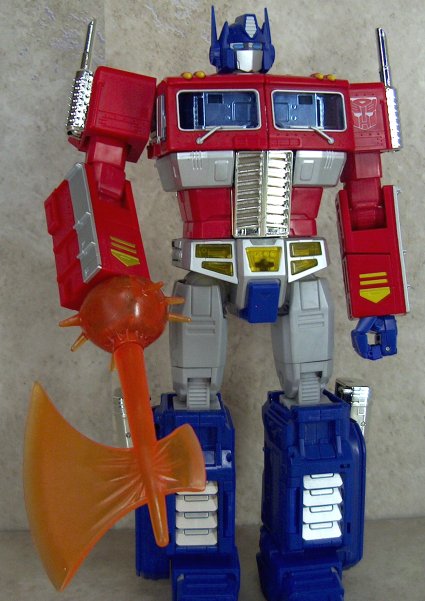 Optimus with Energon axe