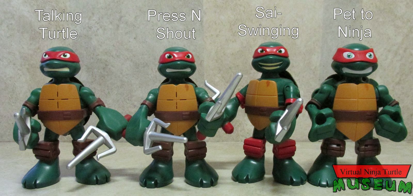 Half-Shell Heroes Raph figures