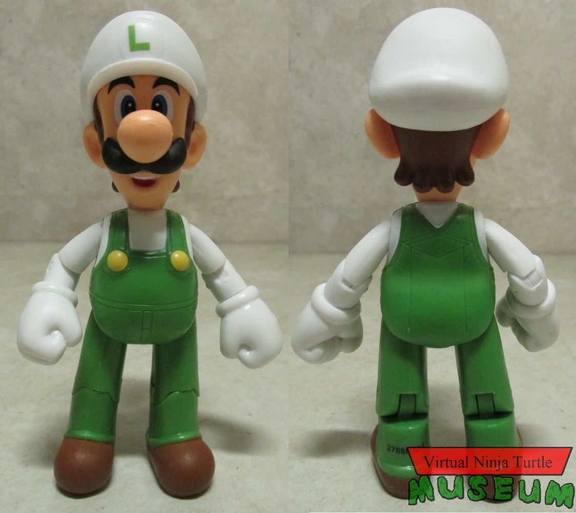 Fire Luigi front and back