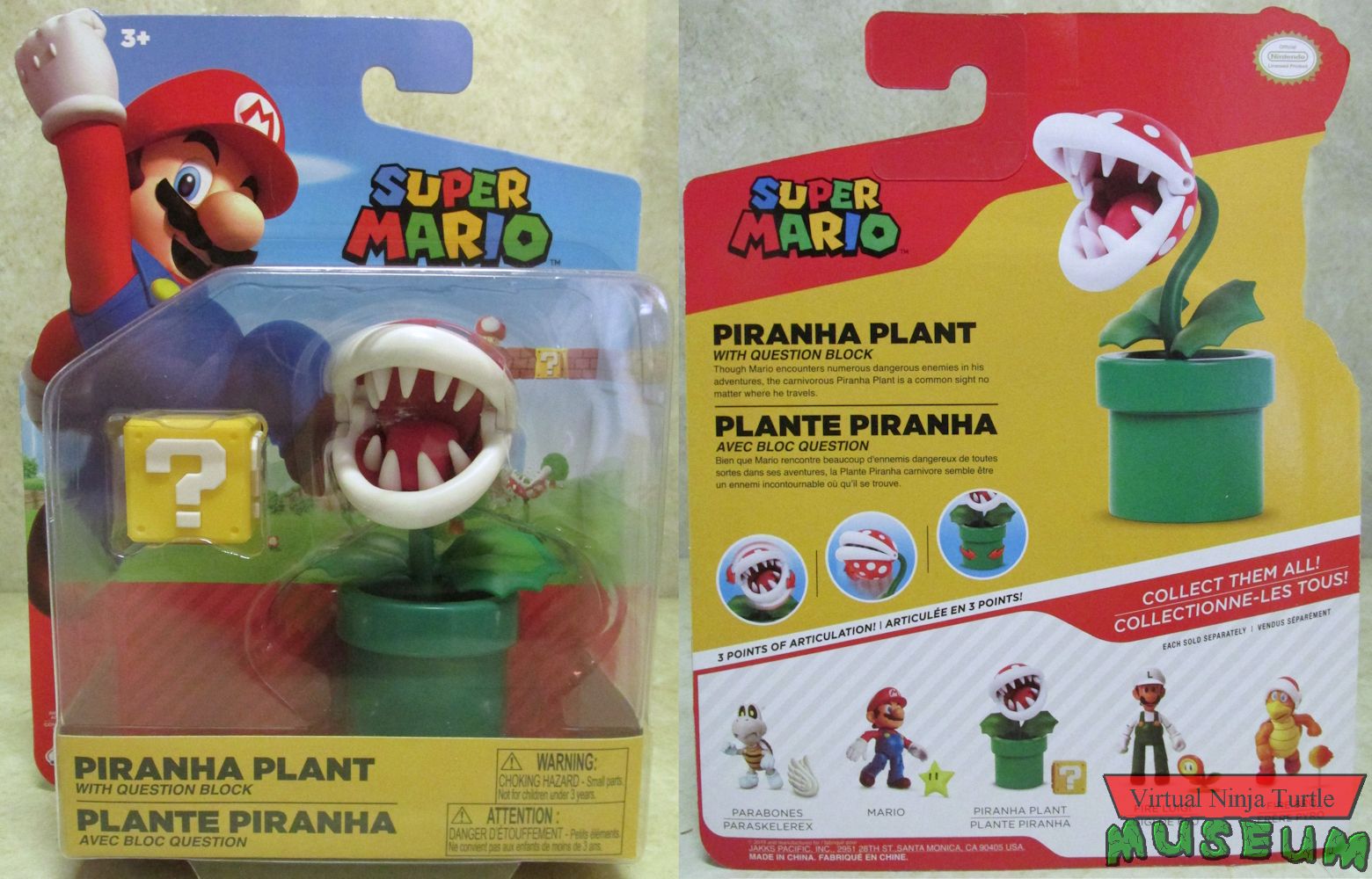 Piranha Plant with question block MOC